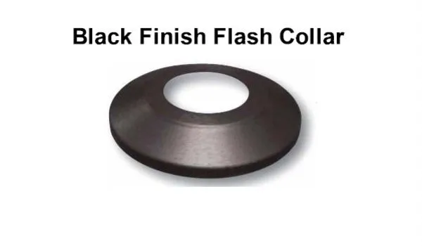 Black Flash Collar 12 by 3 inches